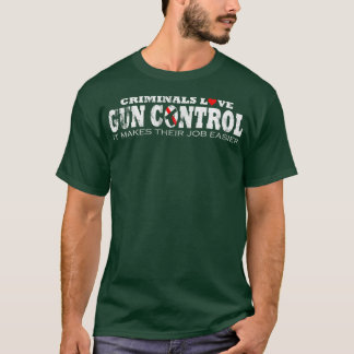 Kriminelle Liebe GUN CONROL Pro Gun T-Shirt