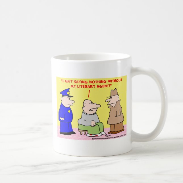 krimineller literarischer Agent Kaffeetasse (Rechts)