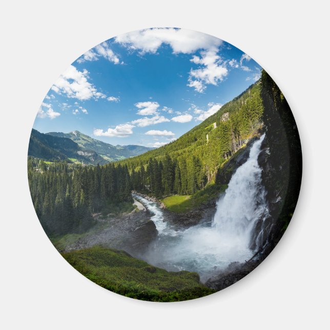 Krimmer Wasserfall, Österreich Magnet (Vorne)