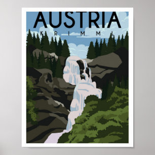 Krimml Österreich Poster