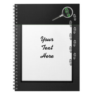 Krimskranke-Ermittler-Notebook Notizblock