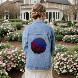 Krimson an den Kosmos Jeansjacke