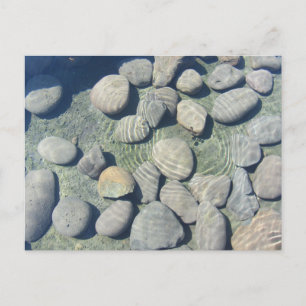 Kringel auf dem Wasser Postkarte
