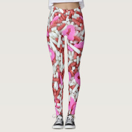 Krinklen mit Herzen Leggings