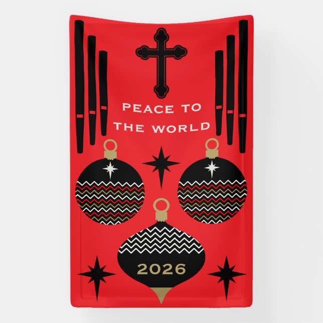 Krippe Christlich Weihnachtsgeschmack. Banner (Vertikal)