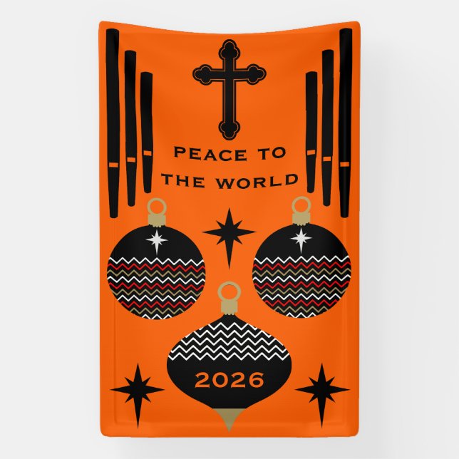 Krippe Christlich Weihnachtsgeschmack. Banner (Vertikal)