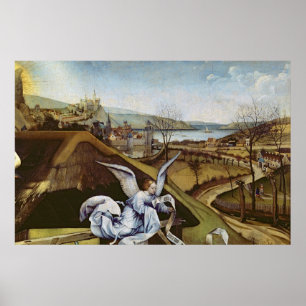 Krippe, die Details der Landschaft Poster