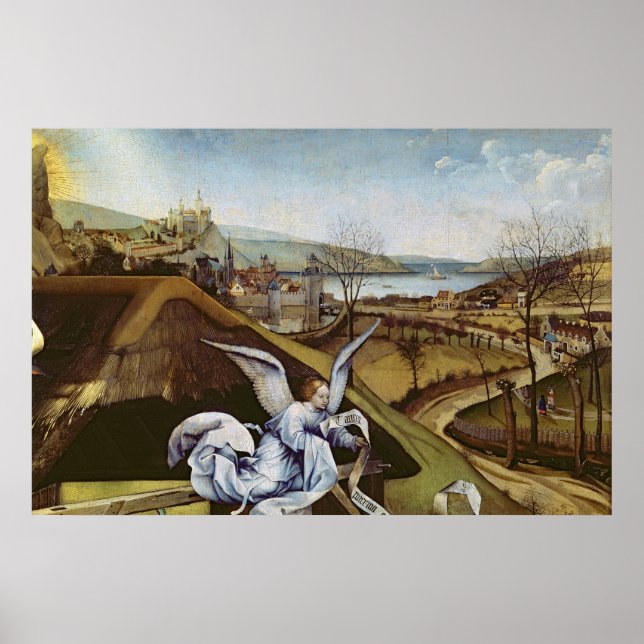 Krippe, die Details der Landschaft Poster (Vorne)