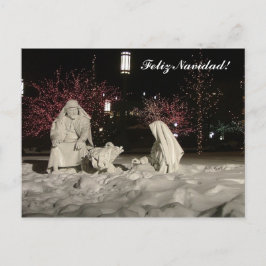 Krippe Feiertagspostkarte