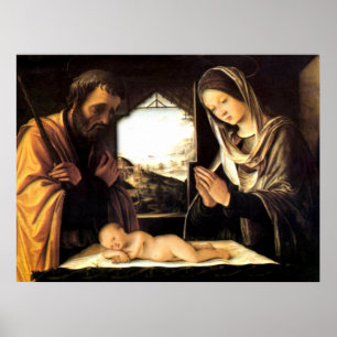 Krippe für Weihnachten - Heilige Familie, Costa Poster
