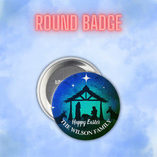 Krippe - Happy Oaster Button