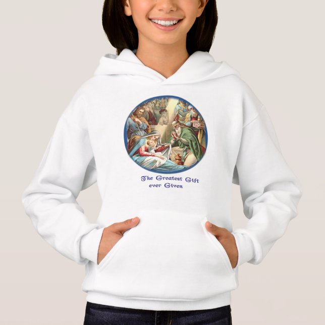 Krippe Hoodie (Vorderseite)
