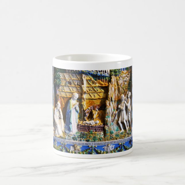 Krippe in Russland Kaffeetasse (Mittel)