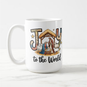 Krippe Jesus Joy to the World Christlich Kaffeetasse