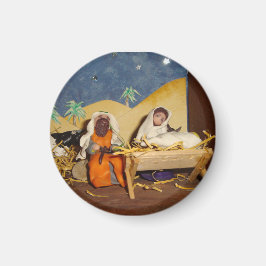 Krippe Jesus Mary Joseph Stable saisonale Magnet