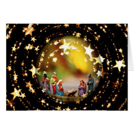 Krippe Krippe Jungfrau Mary Säugling Jesus Stars
