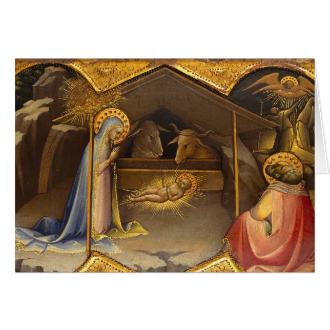 Krippe Selige Jungfrau Maria Säugling Jesus (Vorderseite (Horizontal))