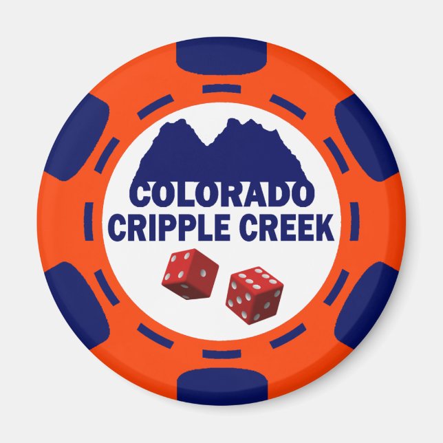 KRIPPEL COLORADO POKER CHIP MAGNET (Vorne)