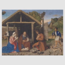 Krippenbekenntnisse der Hirten Weihnachten Seidenpapier