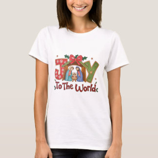 Krippenfreude in der Welt T-Shirt