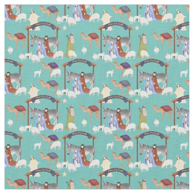 Krippengewebe Stoff (Nahaufnahme)