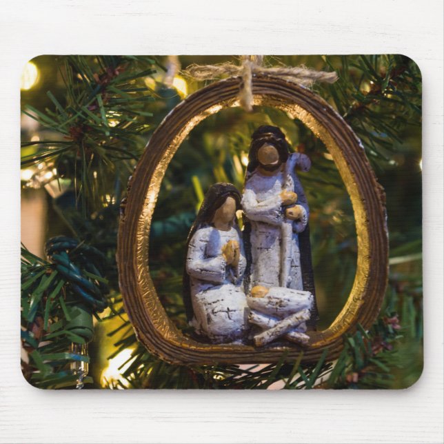 Krippenschmuck Mousepad (Vorne)