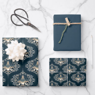 KrippenStar von Wonder Mandala Mitte Jahrhundert O Geschenkpapier Set