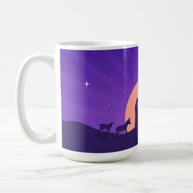 Krippenszene-Tasse Kaffeetasse (Links)