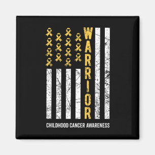 Kririor Gold Ribbon Kindheit Krebs Bewusstsein Magnet