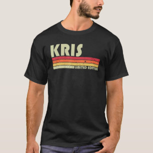 KRIS Geschenkname Personalisiert Funny Retro Vinta T-Shirt