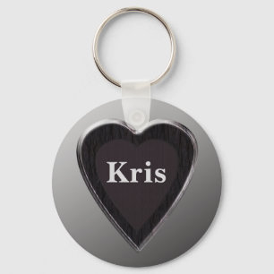 Kris Heart Keychain von 369MyName Schlüsselanhänger