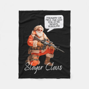 Kris Kringle Festliche Jagd Weihnachten Weihnachts Fleecedecke