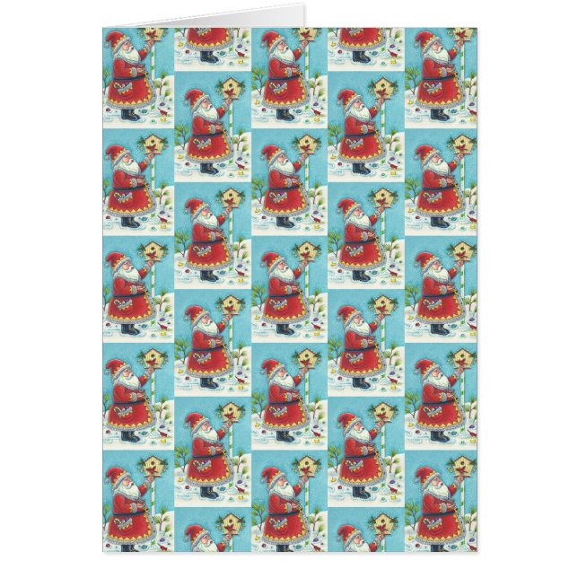 KRIS KRINGLE & KARDINAL CHRISTMAS GREETCARD B (Vorne)