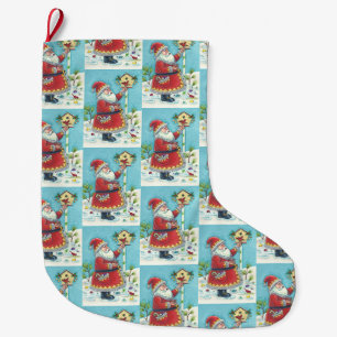 KRIS KRINGLE & KARDINALS GROSSE CHRISTMAS STRUMPF GROßER WEIHNACHTSSTRUMPF