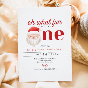 KRIS, was Spaß macht, ein 1. Geburtstag zu sein Einladung