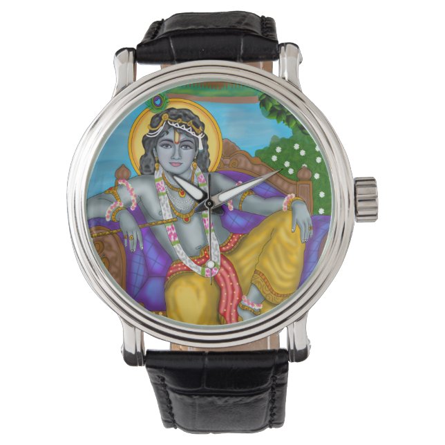 Krishna Clock Armbanduhr (Vorderseite)
