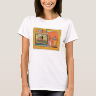 Krishna, das in Radhas Haus, Illustration Franc T-Shirt