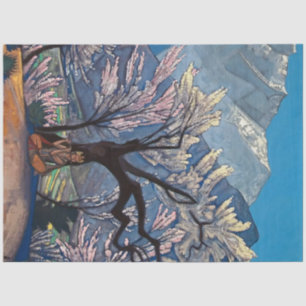 „Krishna - Frühling in Kulu“ von Nicholas Roerich Seidenpapier