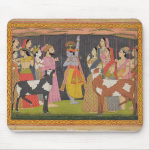 Krishna Hebeberg Govardhana aus dem 'Bhagav Mousepad