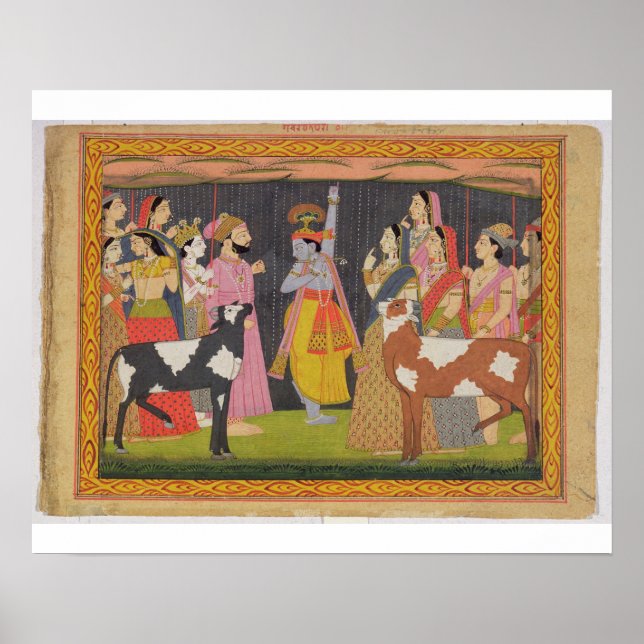 Krishna Hebeberg Govardhana aus dem 'Bhagav Poster (Vorne)