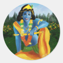 Krishna im Garten
