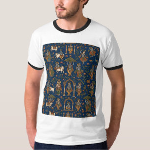 Krishna-Muster T-Shirt