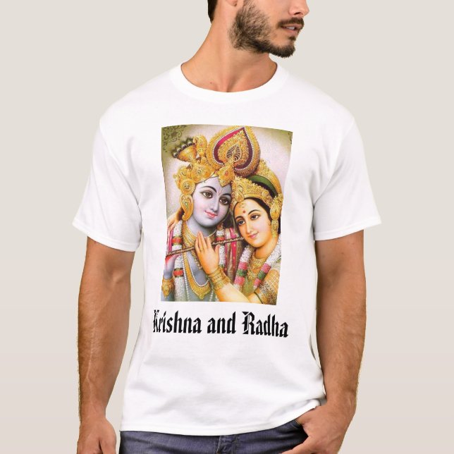 Krishna und Radha, Krishna und Radha T-Shirt (Vorderseite)