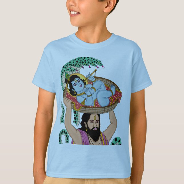 Krishna & Vasudeva T-Shirt (Vorderseite)