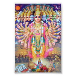 Krishna Vishvarupa Print (4" x 6") Fotodruck