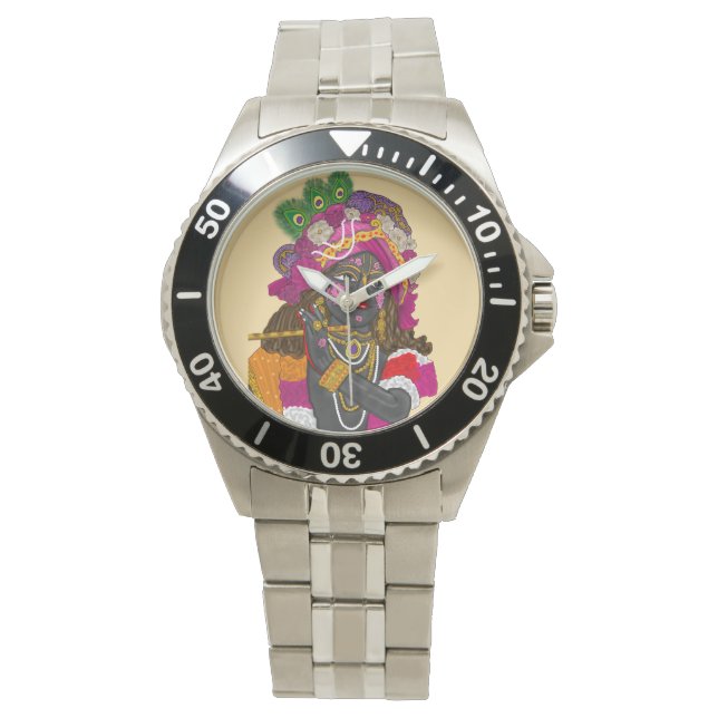 Krishna Wanduhr Armbanduhr (Vorderseite)