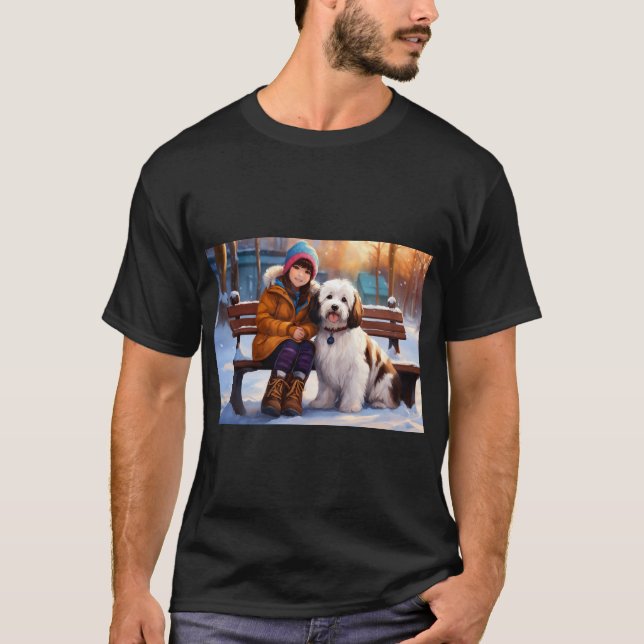 Krishnas farbenfrohe Essenz T-Shirt (Vorderseite)