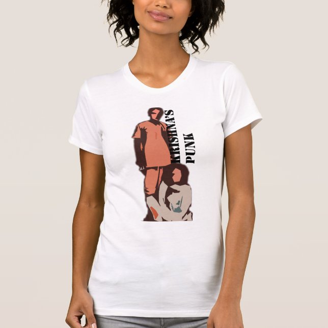 Krishnas Punk T-Shirt (Vorderseite)