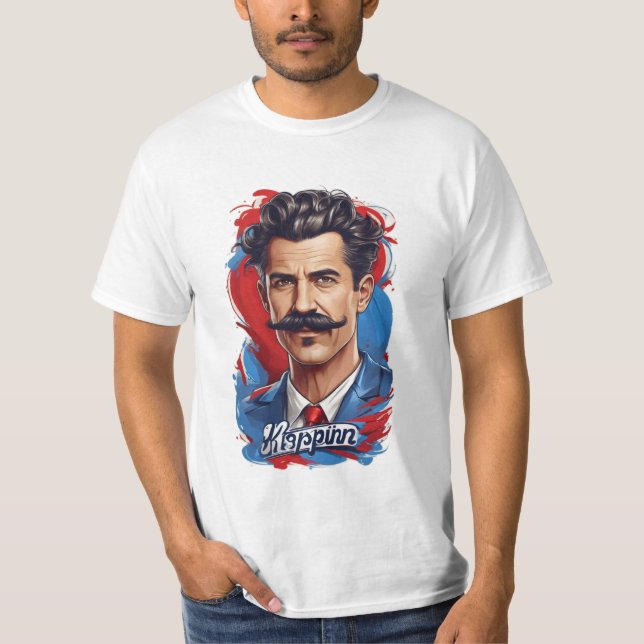 Krispin: T-Shirts mit Barbergesicht (Vorderseite)
