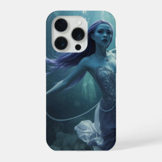 Kristall-Alien-Frau Fantasy – Unterwasser-Sci-Fi iPhone 15 Pro Hülle